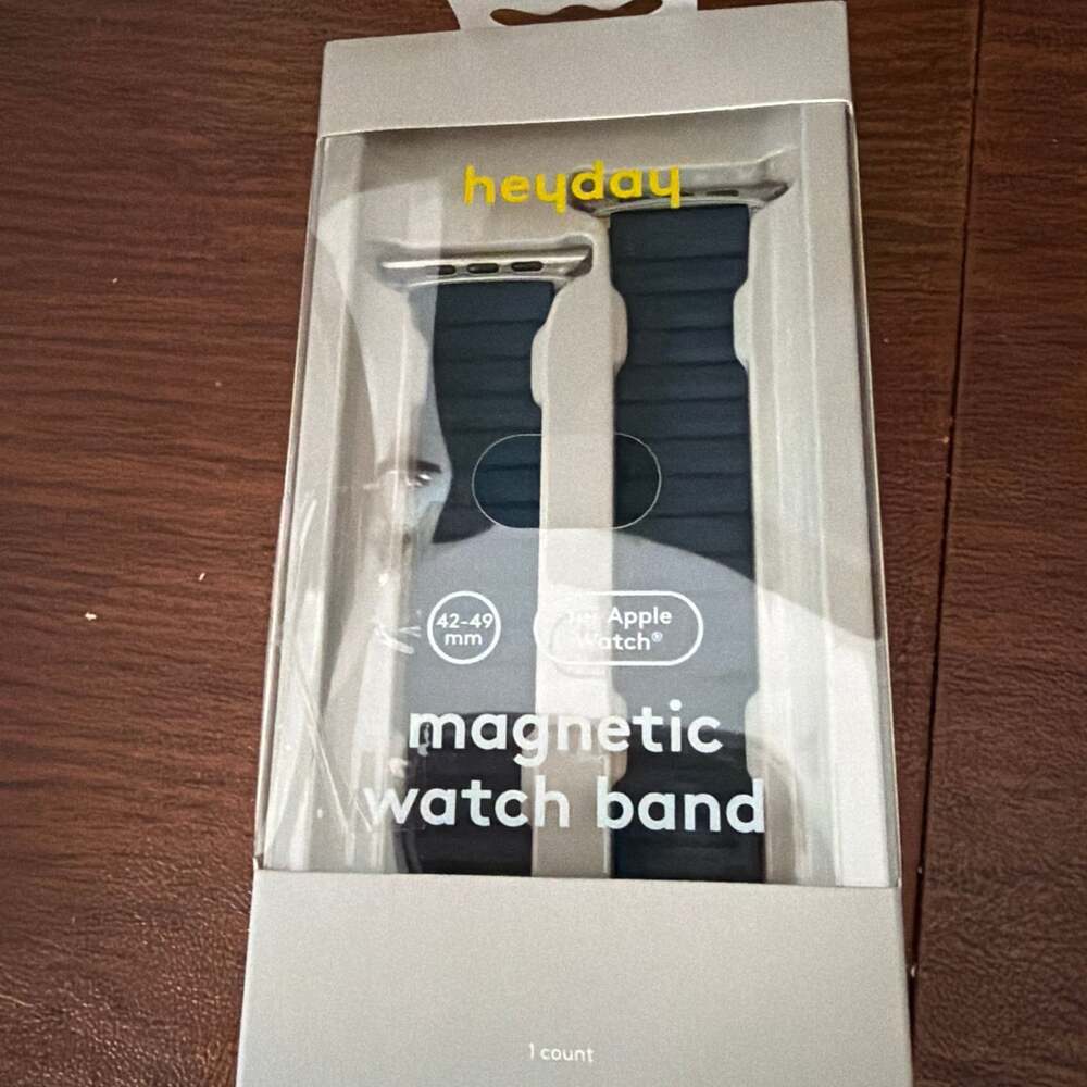 heyday Blue Magnetic Silicone‎ Watch Band for Apple Watch 42-49mm